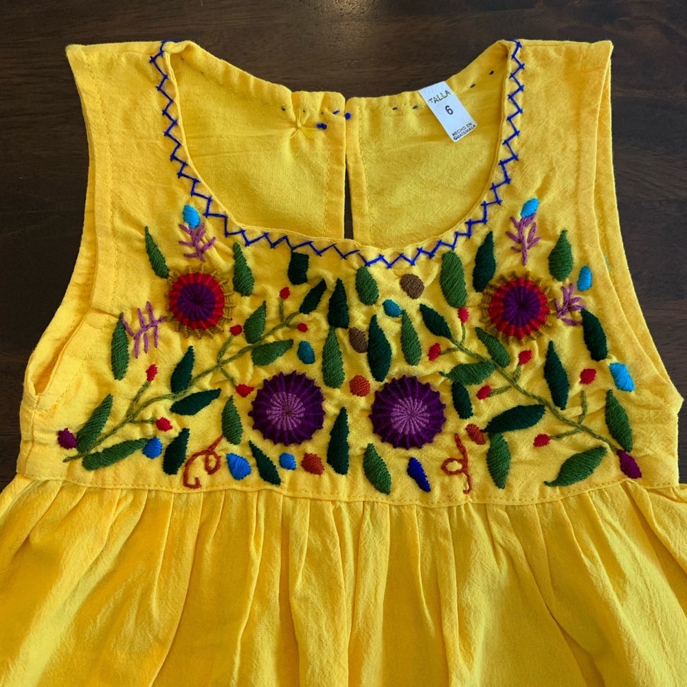 Hand Embroidered Sundress - Picture 2 of 4